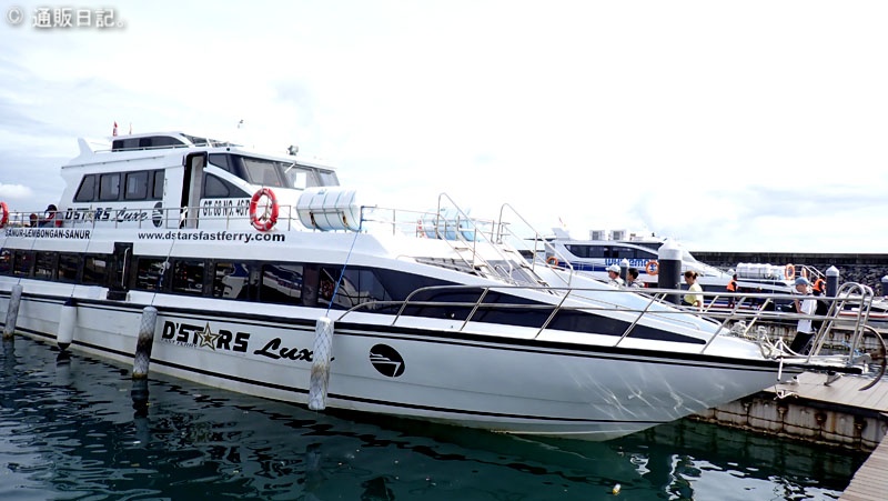 レンボンガン島にスピードボートで行く！