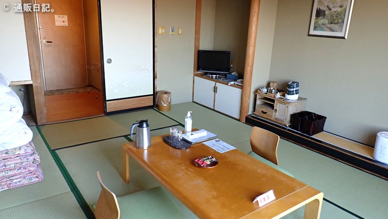 新鶴温泉 んだ 客室の様子