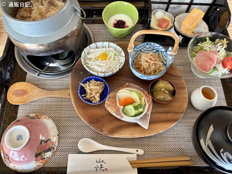 旅館山快 部屋食（朝食）