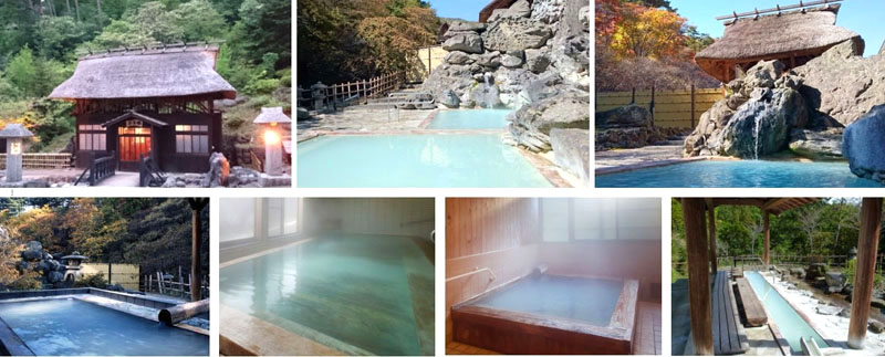 高湯温泉 旅館玉子湯 露天風呂と内湯（大浴場）