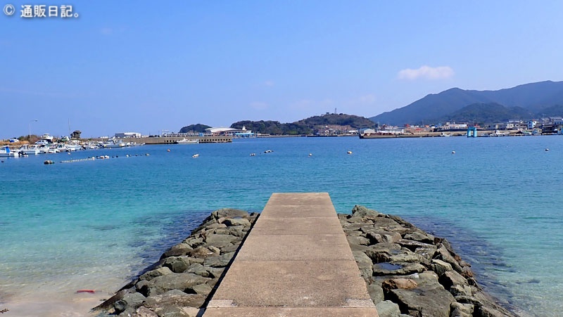 中通島 名もなき海岸ですらこの透明度と綺麗さ