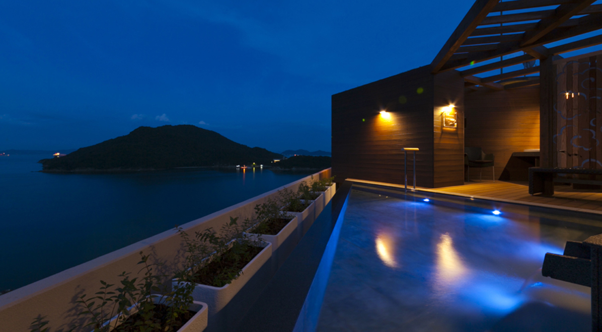 ホテル鴎風亭 露天風呂