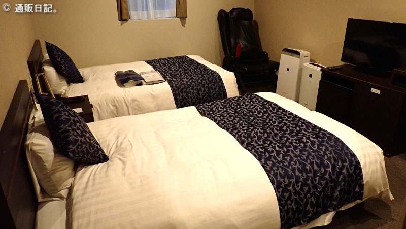 天然温泉 尾道みなと館 スタンダードツインルーム（客室）